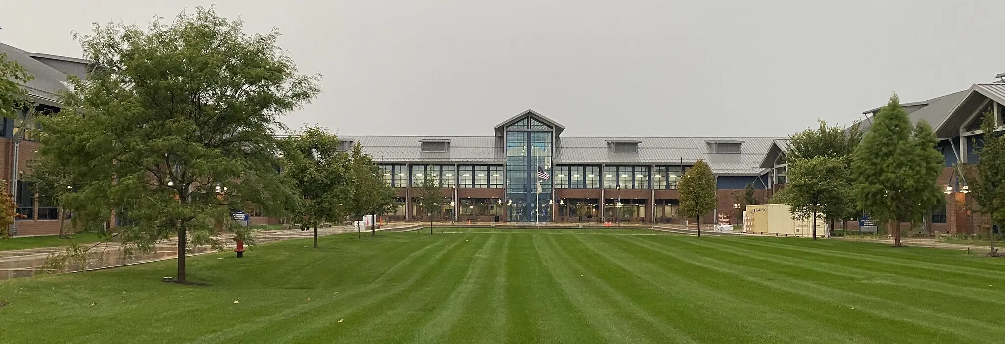 Panoramic shot of campus